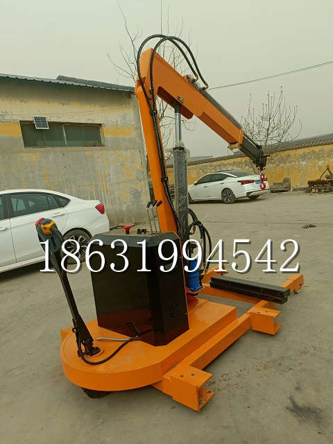 深圳市自卸车厢随车吊 自制轮式四不像起重机 四驱平板吊 5吨 贵盛